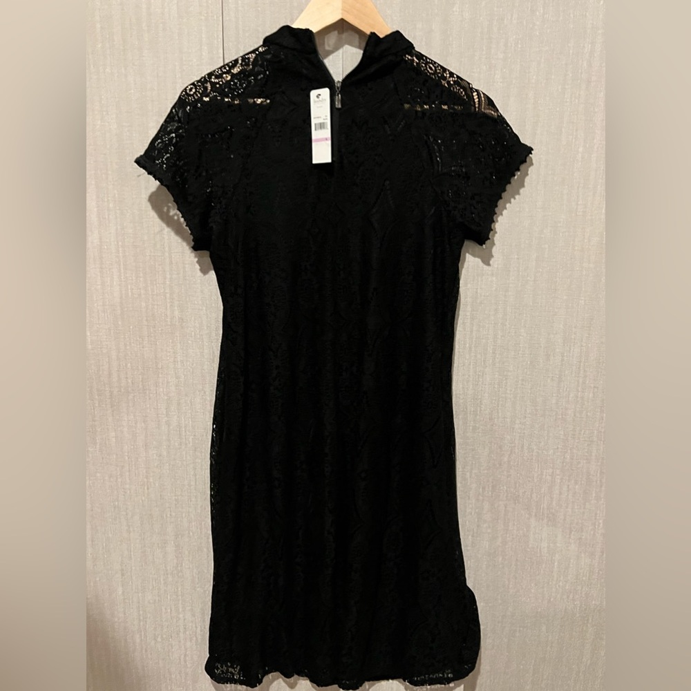 laundrey black lace dress